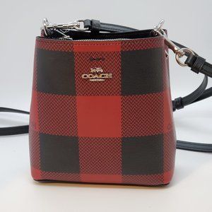 Coach Mini Town Bucket Bag in Buffalo Check